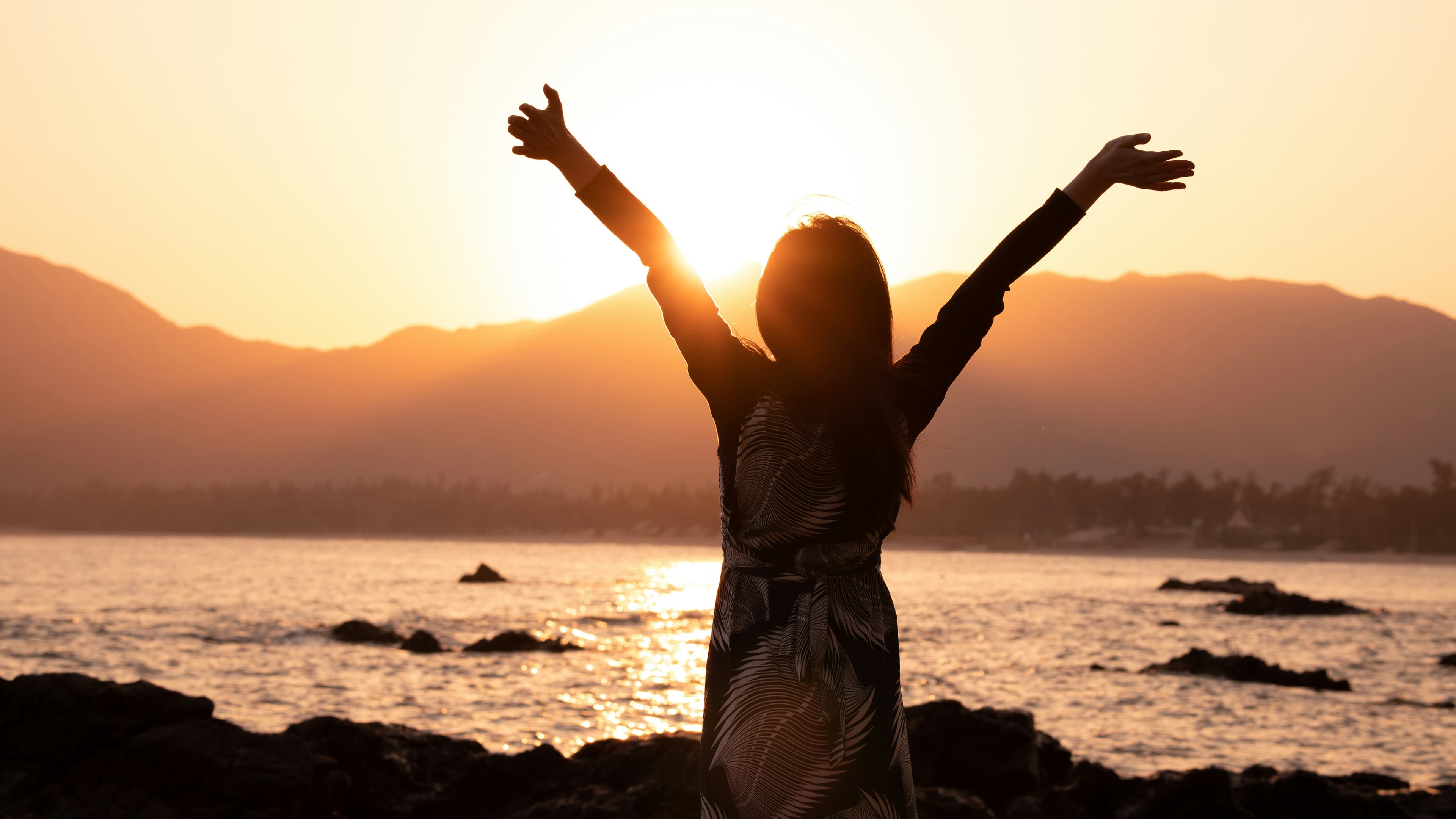 Arms Open Sunset
