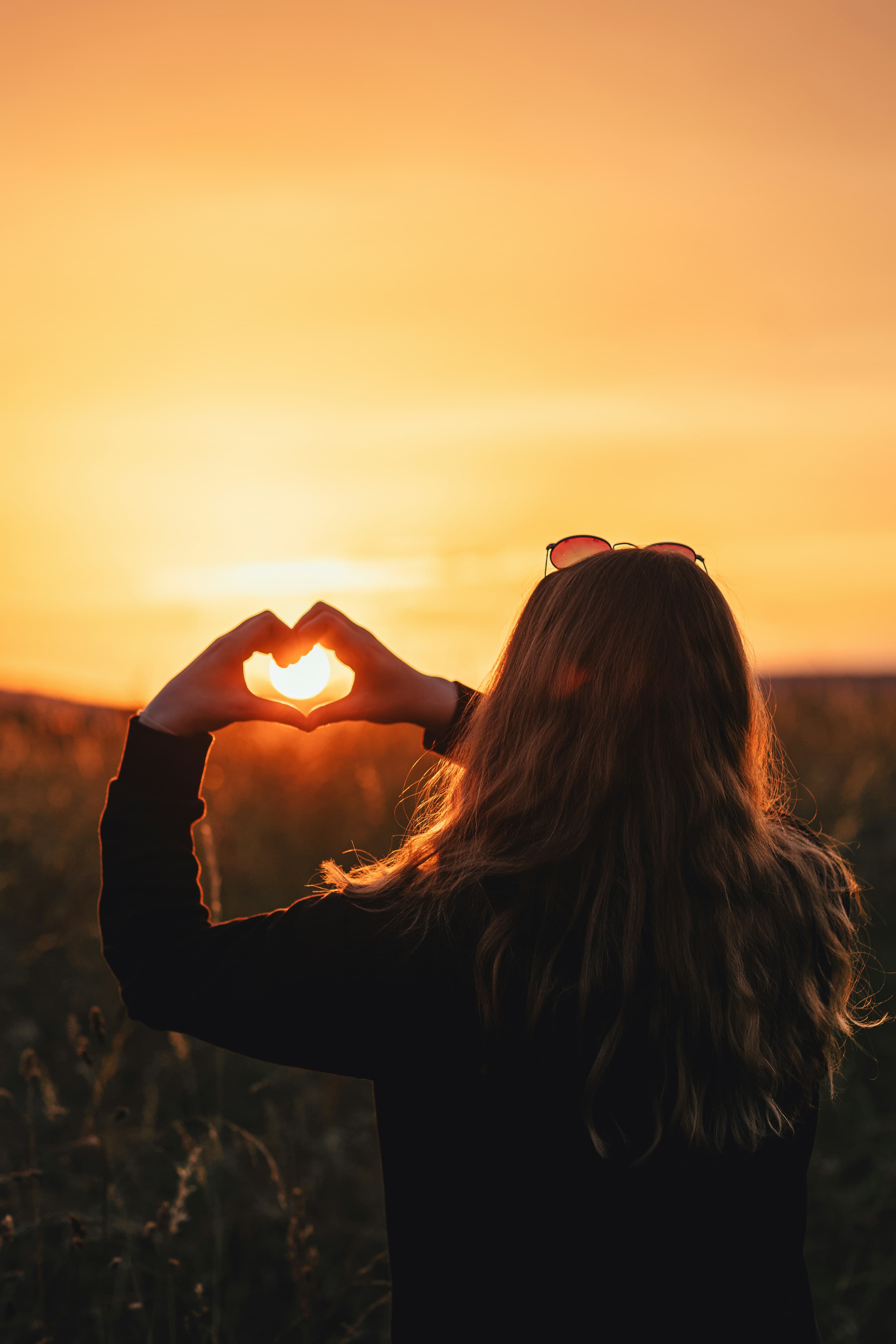 Heart Sunset